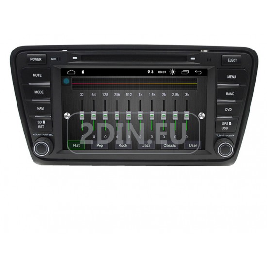 SKODA Octavia - МУЛТИМЕДИЯ / Навигация android 16 DVD + DSP